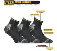 TRIS MAN SOCKS WRK-04 ARBEIT Tellini S.R.L. Großhandelskleidung