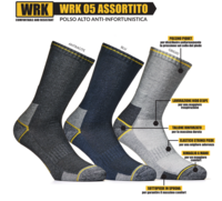 TRIS MAN SOCKS WRK-05 ARBEIT Tellini S.R.L. Großhandelskleidung