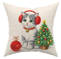 NATALE COPRICUSCINO ZIGRI 45X45 Tellini S.r.l. Ingrosso Abbigliamento