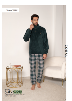 PIGIAMA SERAFINO UOMO M/L 25U03010 Tellini S.r.l. Ingrosso Abbigliamento