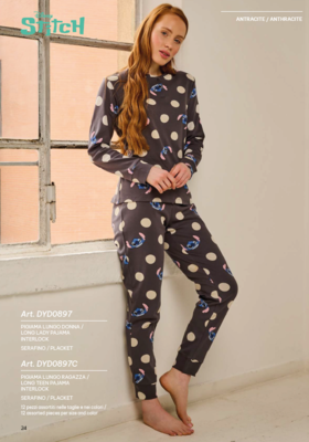 PIGIAMA DONNA M/L DYD0897 Tellini S.R.L. Velkoobchodní oblečení