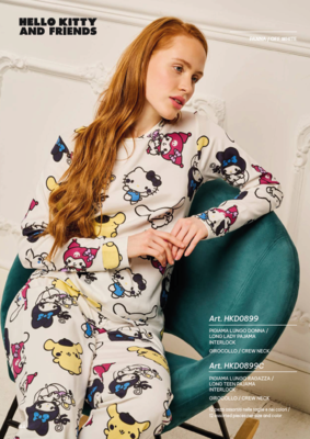 PIGIAMA DONNA M/L HKD0899 Tellini S.R.L. Velkoobchodní oblečení