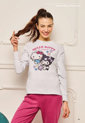 PIGIAMA DONNA M/L HKD0899 Tellini S.R.L. Velkoobchodní oblečení