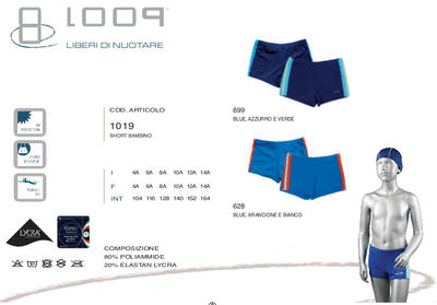 PARIGAMBA MARE BAMBINO 1019 Ingrosso Slip 0/16 Anni Tellini S.r.l.