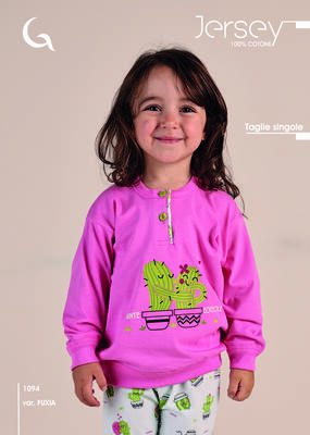 PIGIAMA NEONATA M/L 1094 Tellini S.r.l. Ingrosso Abbigliamento