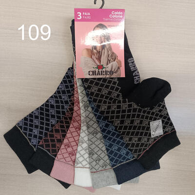 TRIS DAMEN KURZE SOCKEN ERIKA Tellini S.R.L. Großhandelskleidung
