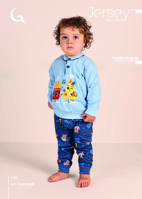 PIGIAMA NEONATO M/L 1102 Tellini S.r.l. Ingrosso Abbigliamento