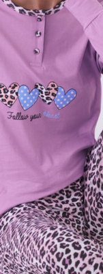 PIGIAMA SERAFINO DONNA M/L KE0119 Tellini S.r.l. Ingrosso Abbigliamento