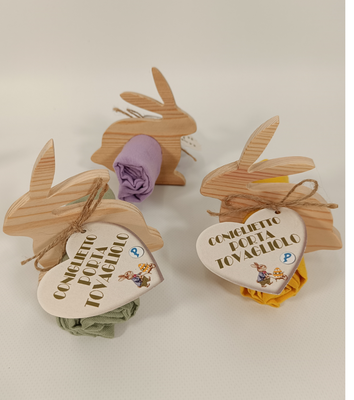 TOVAGLIOLO CONIGLIO +PORTATOVAGLIOLO Tellini S.r.l. Ingrosso Abbigliamento