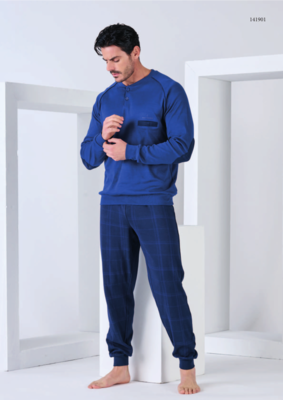 PIGIAMA SERAFINO UOMO M/L 141901 Tellini S.R.L. Großhandelskleidung