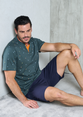 PIGIAMA SERAFINO UOMO M/M 141832 Tellini S.r.l. Ingrosso Abbigliamento