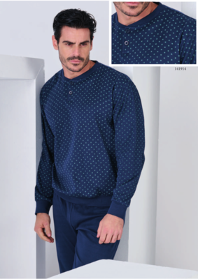 PIGIAMA SERAFINO UOMO M/L 141914 Tellini S.R.L. Großhandelskleidung