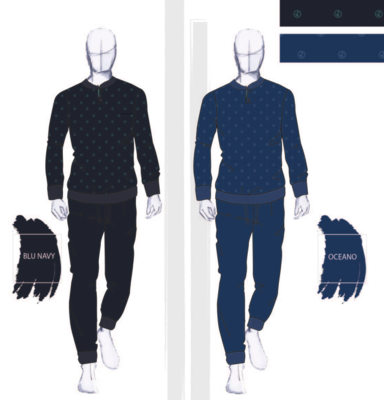 HERREN-SERAFINO-PYJAMAS M/L 141914 Tellini S.R.L. Großhandelskleidung