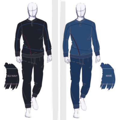 HERREN-SERAFINO-PYJAMAS M/L 141916 Tellini S.R.L. Großhandelskleidung