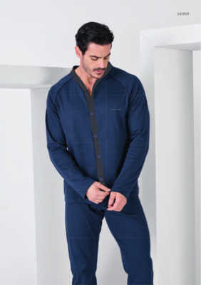 PIGIAMA APERTO UOMO M/L 141919 Ingrosso NAVIGARE Tellini S.r.l.