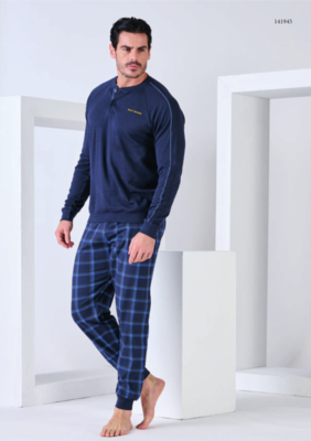 PIGIAMA SERAFINO UOMO M/L 141945 Tellini S.R.L. Großhandelskleidung