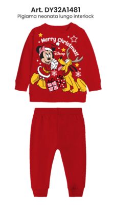 PIGIAMA NATALE NEONATI M/L DY32A1481 Ingrosso CARTOONS Tellini S.r.l.