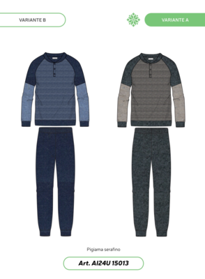 PIGIAMA UOMO M/L 24UI15013 Ingrosso KISSIMO Tellini S.r.l.
