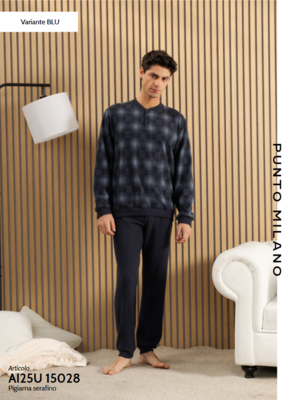PIGIAMA SERAFINO UOMO M/L 25U15028 Tellini S.r.l. Ingrosso Abbigliamento