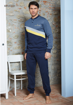 PIGIAMA SERAFINO UOMO M/L B2141521 Tellini S.r.l. Ingrosso Abbigliamento