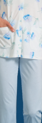 PIGIAMA APERTO DONNA M/L LR175160 Tellini S.r.l. Ingrosso Abbigliamento