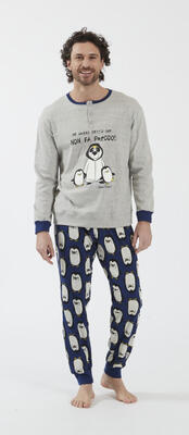 PIGIAMA SERAFINO UOMO M/L 15896 Ingrosso CRAZY FARM Tellini S.r.l.