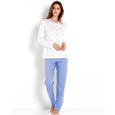 PIGIAMA DONNA M/L SERAFINO 173633 Tellini S.r.l. Ingrosso Abbigliamento
