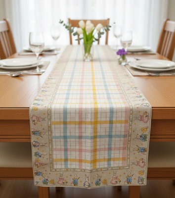 CENTROTAVOLA CONIGLIETTI 45X150 Ingrosso Tessile Casa Tellini S.r.l.