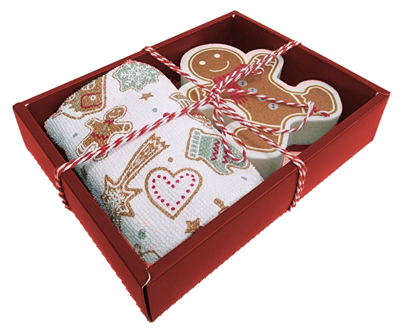 CONFEZIONE REGALO NATALE+STROF+SPUG JUDY 40X60 Tellini S.r.l. Ingrosso Abbigliamento