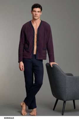 PIGIAMA APERTO UOMO M/L EP2278 Tellini S.r.l. Ingrosso Abbigliamento