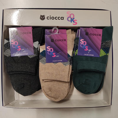 CALZINO CORTO DONNA 250/2 Ingrosso CIOCCA Tellini S.r.l.