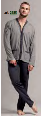 PIGIAMA APERTO CONFORMATO UOMO M/L 2585 Tellini S.r.l. Ingrosso Abbigliamento