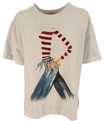 T-SHIRT DONNA M/M 26146 Ingrosso Abbigliamento Donna Tellini S.r.l.