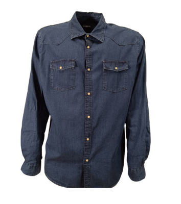 CAMICIA JEANS UOMO M/L 26W05CA/1030A Ingrosso Abbigliamento Uomo Tellini S.r.l.