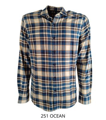 CAMICIA UOMO M/L 27W02CA/FLA1003 Ingrosso Camicie Uomo Tellini S.r.l.