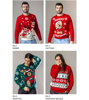 MAGLIA UOMO M/L  XMAS HOLIDAY Ingrosso Abbigliamento Uomo Tellini S.r.l.