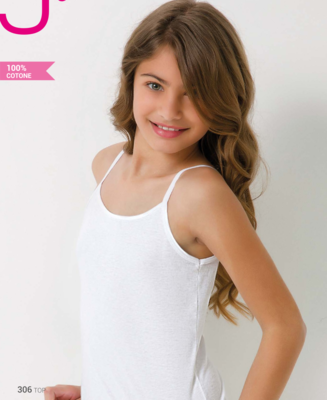CANOTTA BAMBINA S/S 306 Ingrosso Maglie Intime 0/16 Anni Tellini S.r.l.