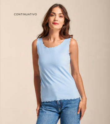 CAMICIOLA DONNA S/L 3132 Tellini S.R.L. Großhandelskleidung