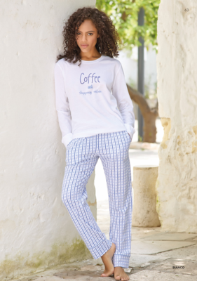 PIGIAMA DONNA M/L 3181 Tellini S.r.l. Ingrosso Abbigliamento