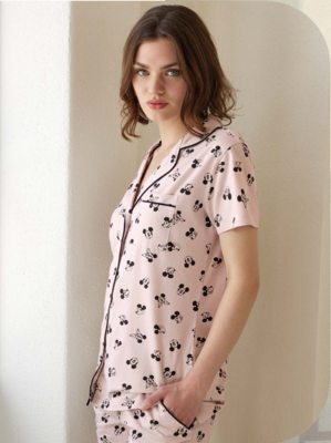 PIGIAMA APERTO DONNA M/M 3300 Tellini S.r.l. Ingrosso Abbigliamento