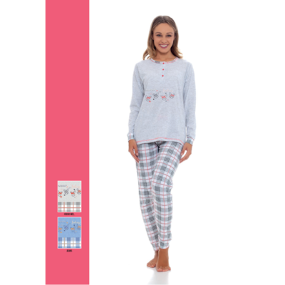 DAMEN SERAPH PYJAMA M/L 3313 Tellini S.R.L. Großhandelskleidung