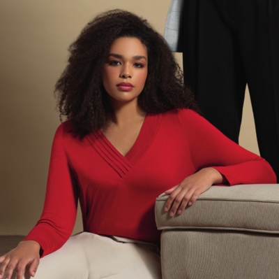 DAMEN-S/L-PULLOVER 34006 Tellini S.R.L. Großhandelskleidung
