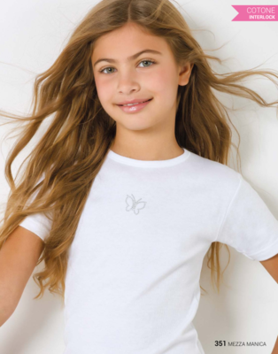 CAMICIOLA BAMBINA/RAGAZZA M/M 351 Tellini S.r.l. Ingrosso Abbigliamento
