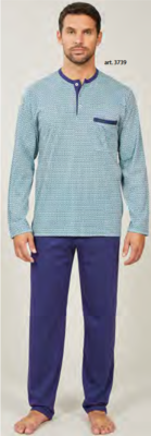 HERREN-SERAFINO-PYJAMAS M/L 3739 Tellini S.R.L. Großhandelskleidung