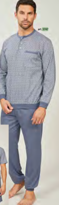 PIGIAMA SERAFINO CONFORMATO UOMO M/L 3747 Ingrosso BIP BIP Tellini S.r.l.