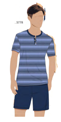 PIGIAMA UOMO M/M 3778 Tellini S.r.l. Ingrosso Abbigliamento