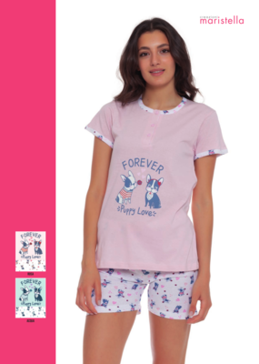 FRAU SERAPH PYJAMA M/M 3819 Tellini S.R.L. Großhandelskleidung