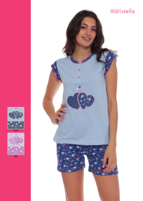 PIGIAMA SERAFINO DONNA M/M 3822 Tellini S.r.l. Ingrosso Abbigliamento