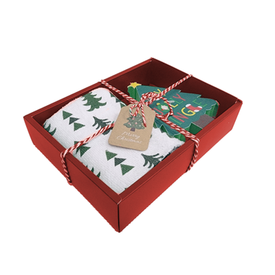 CONFEZIONE REGALO NATALE+STROF+SPUG JUDY 40X60 Tellini S.r.l. Ingrosso Abbigliamento