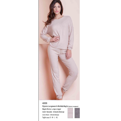 DAMEN PYJAMA M/L 40199 Tellini S.R.L. Großhandelskleidung